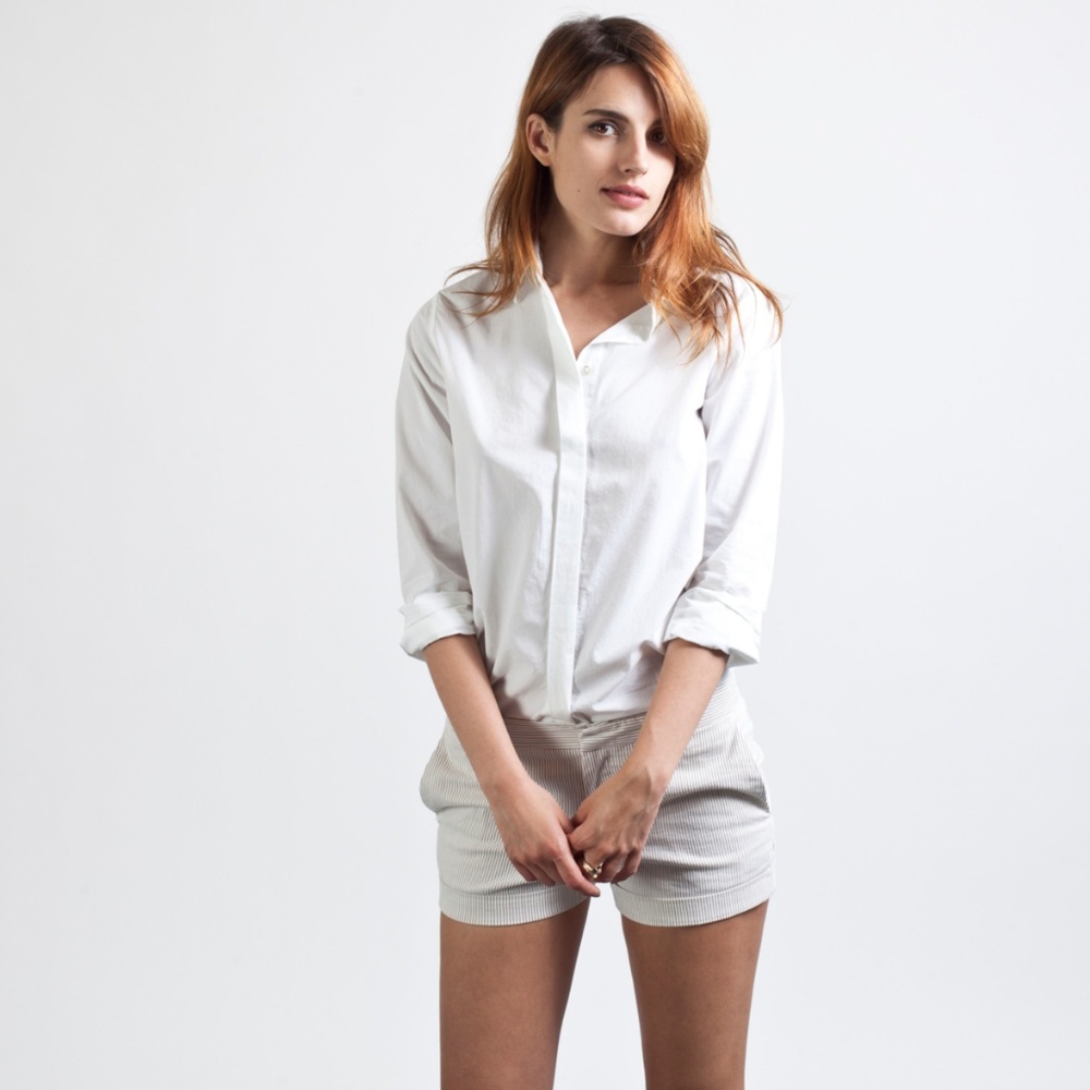 Everlane Poplin Long-Sleeve Collar